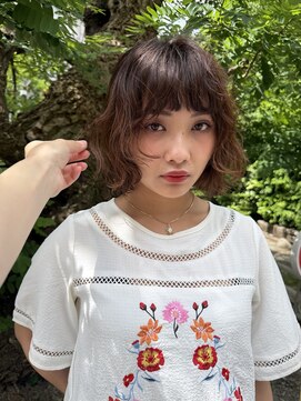 パーク(PAAQ) ボブパーマニュアンスパーマボブスタイル藤沢パーマ
