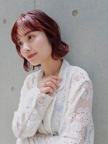 トリコ トウキョウ アヴェダ 表参道店(tricot TOKYO AVEDA)&nbsp;レイヤーボブ/顔まわりレイヤー/ボブ/外ハネボブ/小顔/表参道