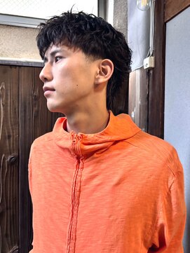 テラス バイ イオエ 京都烏丸御池店(Terrace. by ioe) メンズ マレットショート/マレットパーマ