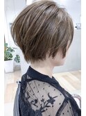 ★DISHEL ★大人かわいい小顔マッシュショートベージュカラー