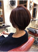 大人かわいいくびれミディラベンダーインナーカラー