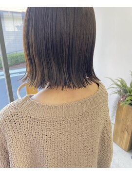 ヘアー アイス 御器所本店(HAIR ICI) 切りっぱなしボブ