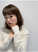 ナチュラルゆるふわボブ