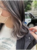 インナーカラーホワイトベージュ