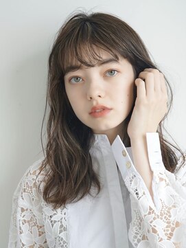 パール(PearL) 【PearL】ゆるパーマミディアム×シルクハイライトカラー