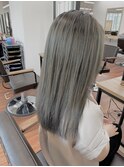 髪質改善/カーキーグレージュ/透明感カラー