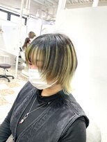 クリアリティ ヘアーサロン 京都駅前本店(clarity hair salon)&nbsp;ウルフ×ブリーチデザイン　@1101_hairstyle ●125●