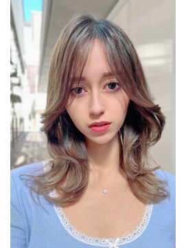 クーエフー(coo et fuu) 10代20代30代40代50代 前髪　くびれレイヤー　ヨシンモリ　藤沢