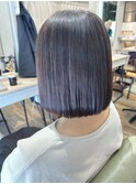 ぷっつり重めボブ