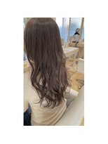 ヘアメイク アージュ 大野城 下大利店(HAIR MAKE age) ブリーチハイライトカラー　30代40代50代