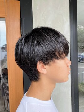 ラッキーヘア 加古川(Lucky Hair) ナチュラルマッシュウルフ【芝本】