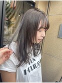 guest snap!!ハイトーングレージュ×ミディアムレイヤースタイル