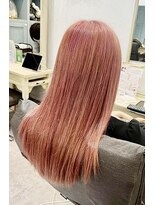 ヘア ジュレ ドゥ(hair jurer deux)&nbsp;【ヘアジュレドゥ 川松】ブリーチオンピンクカラー