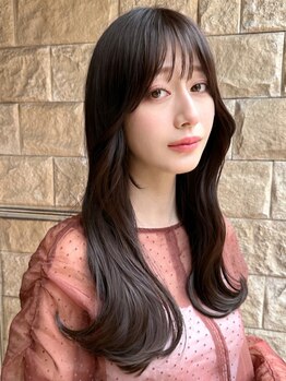アースコアフュールボーテ 佐倉店(EARTH coiffure beaute)の写真/気になる髪のお悩みをしっかり解消!柔らかな質感のナチュラ ルストレートに【佐倉/髪質改善・縮毛矯正】 