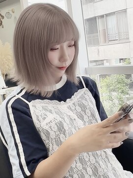 ジィルム(XELM) レイヤーカットミルクティーベージュケアブリーチダブルカラー