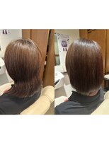 エイチエムヘア(HM HAIR)&nbsp;酸性ストレート＋カット＋ハイドレイド＃髪質改善＃酸性縮毛矯正