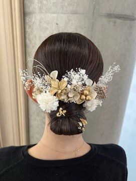 アドラーブル 松崎店(adorable) 【成人式 卒業式】タイトシニヨン