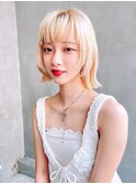 【kate 大宮】ブロンド×外ハネボブ