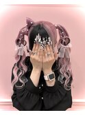 立体リボン×ハートツインテール☆