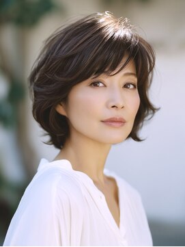 アルトリスト(Altruist Aging×HAIR&SPA) ★ダークアッシュ大人ガーリーボブ着物似合わせカット/髪質改善
