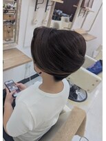 プティクローシェ バイ クオーレ(petite cloche by CUORE)&nbsp;前髪立ち上げ和装ヘア