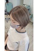 ケアしながらブリーチ◎ミルクティグレージュ