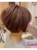 30代40代50代絶壁解消ひし形小顔前下がり大人可愛いショートボブ