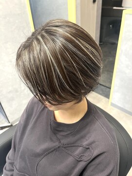 外国人風ハイライトカラー