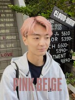 クラウドヘアー CLOUD HAIR&nbsp;【CLOUD】ピンクベージュ/ペールピンク/ブリーチ/メンズブリーチ