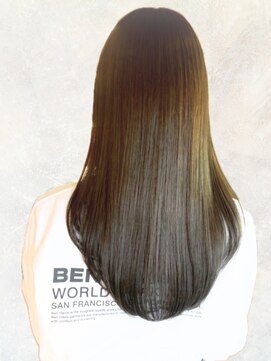 ニクス フリー ウエストバーン(nix free WB) 20代30代40代ストレートアッシュベージュ髪質改善大人ロング