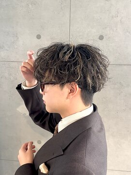 エデアンホンテン メンズサロン(EDEAN 本店 （旧：EDEAN 上通）) 熊本メンズカット シャドウパーマ 波巻きシャドウ