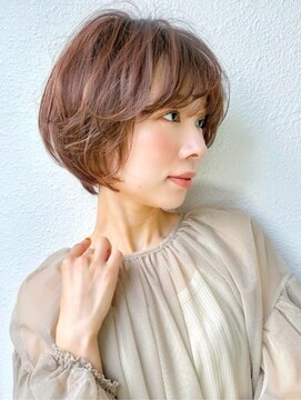 カバーヘア ブリス 戸田公園西口店(COVER HAIR bliss) ミルクティーベージュ/ショートボブ/小顔ヘア/20代30代p戸田公園