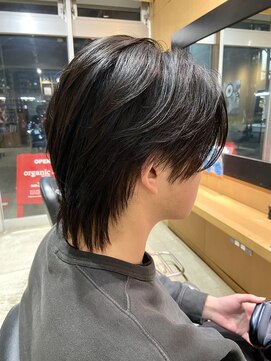 オーガニック ライフ 若葉 鶴ヶ島(organic+life) ニュアンスツーブロックセンターパート