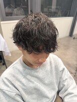 アウラ(AURA)&nbsp;シャドウパーマメンズパーマ無造作パーマニュアンスパーマ