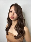 韓国風レイヤー×艶感ショコラブラウン