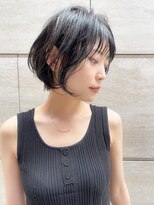 フェイバー 銀座 東銀座(FAVOR)&nbsp;暗めトーンが可愛い王道内巻きボブ
