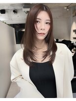フィルムス ヨコハマ プラス(FILMS 横浜 +) くびれレイヤー/オリーブベージュ/顔周り/シースルー/横浜+