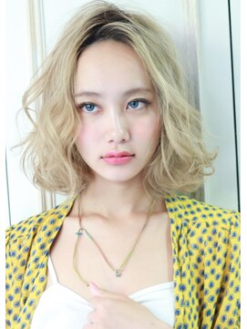 マイティ バイ エイチ(mighty by H) mighty☆２０１４☆プラチナアッシュボブ☆