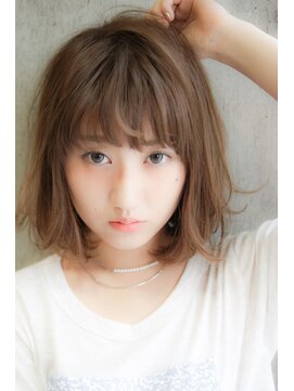 サロンドミルク 原宿(salon de MiLK) 透け感ボブディ☆シースルーバング