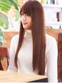 ツヤサラで上司ウケ☆ミルキーベージュロング☆