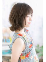 ミック ヘアアンドビューティー 大山店(miq  Hair&Beauty)&nbsp;くびれカールで小顔に♪エアリーミディ