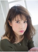 スポンテニアス無造作ミディ