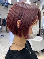 コレット ヘアー 大通(Colette hair)&nbsp;☆ショートショートボブ、ローズピンク☆