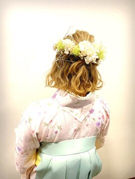 アクティフ(actif) ーKITSUKEーby actif　2022年卒業袴の着付けヘアセット名駅３分