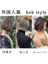 トルネード(TORNADO)&nbsp;外国人風ボブの内巻き、外ハネ、レイヤーカット　n5.30