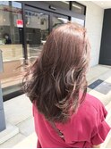 ブリーチなしpinkbrown