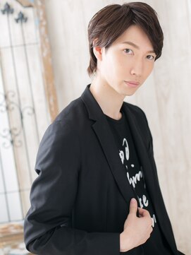 トニーアンドガイ メン 与野駅前店(TONI&GUY MEN) グレージュカラーなビジカジウルフショートd