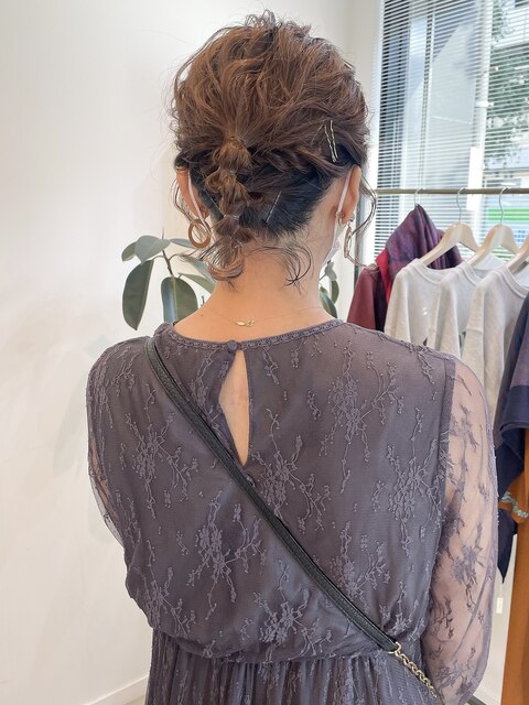 ヘアセット　ボブヘアセット