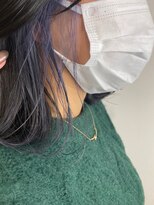 アヴァンス アリオ鳳店(AVANCE)&nbsp;インナーカラー『ネイビーブルー』