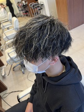 ヘアーアンドエステ ハラダ 滝ノ水店(Hair&Esthe Harada) ツイスパハイライト